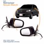 Par Retrovisor Nissan March 2011 2012 2013 Elétrico
