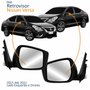 Par Retrovisor Nissan Versa 2015 Até 2021 Elétrico Com Pisca