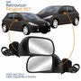 Par Retrovisor Peugeot 307 2003 Até 2012 Elétrico Capa Preta Par Retrovisor Peugeot 307 2003 Até 2012 Elétrico Capa Preta