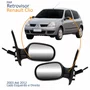 Par Retrovisor Renault Clio 2003 Até 2012 Com Controle Texturizado