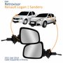 Par Retrovisor Renault Logan Sandero 2011 2012 2013 2014 Com Controle Capa Primer