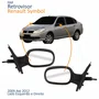 Par Retrovisor Renault Symbol 2009 Até 2012 Com Controle
