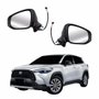 Par Retrovisor Toyota Corolla Cross 2020 Até 2023 Com Pisca Fechamento