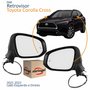 Par Retrovisor Toyota Corolla Cross 2021 2022 Elétrico Com Pisca Original