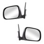 Par Retrovisor Toyota Hilux Srv 2005 Até 2011 Com Controle Texturizado