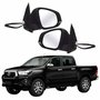 Par Retrovisor Toyota Hilux Srv 2016 2017 2018 2019 2020 Elétrico Com Pisca Capa Cromada Original