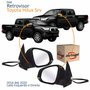 Par Retrovisor Toyota Hilux Srv 2016 2017 2018 2019 2020 Elétrico Com Pisca Capa Cromada Original
