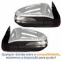 Par Retrovisor Toyota Hilux Srv 2016 2017 2018 2019 2020 Elétrico Com Pisca Capa Cromada Original