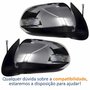 Par Retrovisor Toyota Hilux Sw4 2012 Até 2015 Elétrico Com Pisca Cromado Original