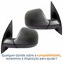 Par Retrovisor Vw Amarok 2010 Até 2016 Sem Controle Preto Par Retrovisor Vw Amarok 2010 Até 2016 Sem Controle Preto