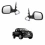 Par Retrovisor Vw Amarok 2010 Até 2018 Eletrico Conector Preto Com Foldway