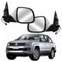 Par Retrovisor Vw Amarok 2017 Até 2024 Elétrico Cromado Com Aquecimento Capa Primer