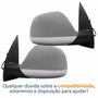 Par Retrovisor Vw Amarok 2017 Até 2024 Elétrico Cromado Com Aquecimento Capa Primer