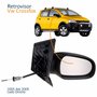 Retrovisor Vw Crossfox 2005 2006 2007 2008 2009 Com Controle Lado Direito Passageiro Original