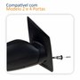 Retrovisor Vw Crossfox 2005 2006 2007 2008 2009 Com Controle Lado Direito Passageiro Original