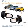 Par Retrovisor Vw Crossfox 2005 Até 2009 Fox 2003 Até 2010 Spacefox 2006 Até 2009 Com Controle