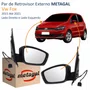 Par Retrovisor Vw Fox 2015 Até 2021 Elétrico Com Pisca