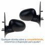 Par Retrovisor Vw Gol 1995 1996 1997 1998 1999 4 Portas Sem Controle