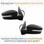 Par de Retrovisor Vw Golf 2012 2013 2014 Original Metagal Elétrico Com Pisca
