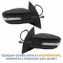 Par Retrovisor Vw Saveiro Cross G5 2010 Até 2013 Com Controle Com Pisca Original