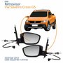 Par Retrovisor Vw Saveiro Cross G5 2010 Até 2013 Com Controle Com Pisca Original