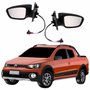 Par Retrovisor Vw Saveiro Cross G6 2014 2015 2016 Elétrico Com Pisca