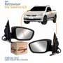 Par Retrovisor Vw Saveiro G5 2008 Até 2012 Elétrico Metagal Capa Lisa