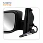 Par Retrovisor Vw Saveiro G5 2008 Até 2012 Elétrico Metagal Capa Lisa