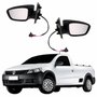 Par Retrovisor Vw Saveiro G5 2009 2010 2011 2012 2013 Elétrico Com Pisca
