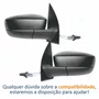 Par Retrovisor Vw Saveiro G5 2009 Até 2013 Com Controle Capa Lisa