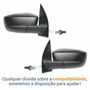 Par Retrovisor Vw Saveiro G5 2009 Até 2013 Com Controle Capa Texturizada