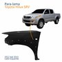 Para-lama Dianteiro Hilux Srv 2012 2013 2014 2015 Com Furo Pisca Moldura Lado Esquerdo Motorista