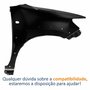 Para-lama Dianteiro Hilux Sw4 2012 2013 2014 2015 Com Furo Pisca Moldura Lado Esquerdo Motorista
