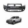 Parachoque Dianteiro Cinza Fiat Strada Working 2014 Até 2019 Com Furo