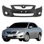 Parachoque Dianteiro Toyota Corolla 2008 Até 2011 Preto Liso com Furo para Milha