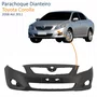 Parachoque Dianteiro Toyota Corolla 2008 Até 2011 Preto Liso com Furo para Milha