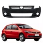 Parachoque Dianteiro Vw Gol G5 2009 Até 2012 Preto Liso Com Furo para Milha