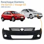 Parachoque Dianteiro Vw Gol Voyage G5 2009 Até 2012 Preto Liso Com Furo para Milha