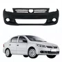 Parachoque Dianteiro Vw Voyage G5 2009 Até 2012 Preto Liso Com Furo para Milha