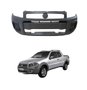 Parachoque Dianteiro Cinza Fiat Strada Working 2014 Até 2019 Sem Furo