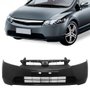 Parachoque Honda New Civic 2006 2007 2008 Dianteiro Preto Liso sem Furo para Milha