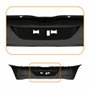 Parachoque Renault Clio Hatch 2006 2007 2008 2009 2010 2011 2012 2013 2014 2015 2016 Traseiro Preto Liso