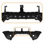 Parachoque Renault Duster Oroch 2016 2017 2018 2019 2020 2021 Dianteiro Preto Liso com Furo para Milha