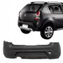 Parachoque Renault Sandero Stepway 2008 2009 2010 2011 2012 2013 2014 Traseiro Preto Liso e inferior Texturizado