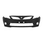 Parachoque Toyota Corolla 2012 2013 2014 Dianteiro Preto Liso com Furo para Milha Parachoque Toyota Corolla 2012 2013 2014 Dianteiro Preto Liso com Furo para Milha