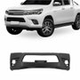 Parachoque Toyota Hilux Srv 2015 2016 2017 2018 Dianteiro Preto Liso sem Grade Cabine Dupla com Furo para Milha