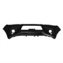 Parachoque Toyota Hilux Srv 2015 2016 2017 2018 Dianteiro Preto Liso sem Grade Cabine Dupla com Furo para Milha