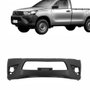 Parachoque Toyota Hilux Srv 2015 2016 2017 2018 Dianteiro Preto Liso sem Grade Cabine Simples com Furo para Milha