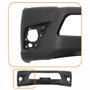 Parachoque Toyota Hilux Srv 2015 2016 2017 2018 Dianteiro Preto Liso sem Grade Cabine Simples com Furo para Milha