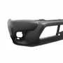 Parachoque Toyota Hilux Srv 2015 2016 2017 2018 Dianteiro Preto Texturizado sem Grade Cabine Dupla com Furo para Milha